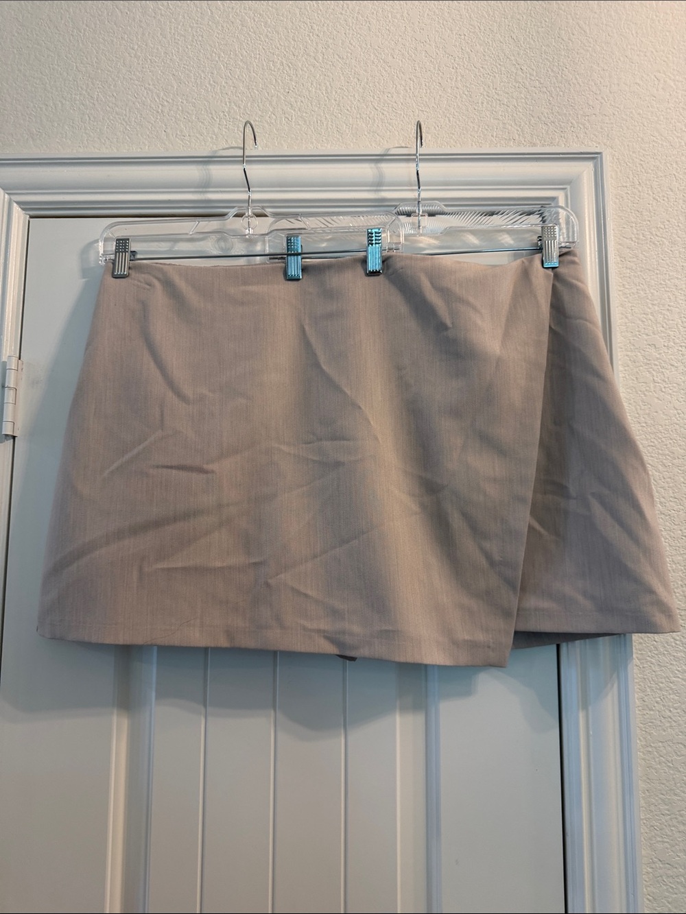 Abercrombie & Fitch Beige Scarlett Mini Skort, Sz XXL